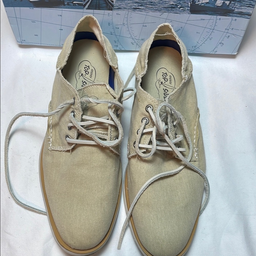 Sperry Oxford Khaki Boat Shoe